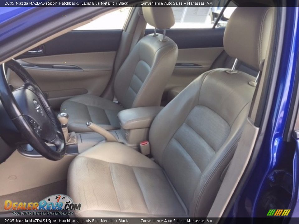 2005 Mazda MAZDA6 i Sport Hatchback Lapis Blue Metallic / Black Photo #4