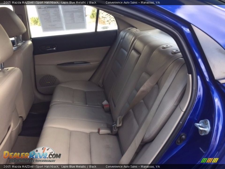 2005 Mazda MAZDA6 i Sport Hatchback Lapis Blue Metallic / Black Photo #5