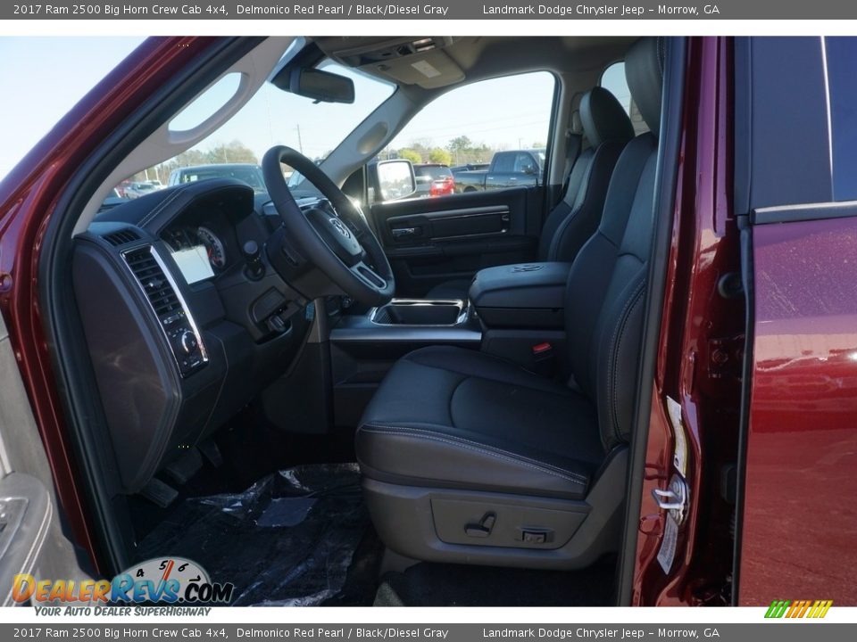2017 Ram 2500 Big Horn Crew Cab 4x4 Delmonico Red Pearl / Black/Diesel Gray Photo #7