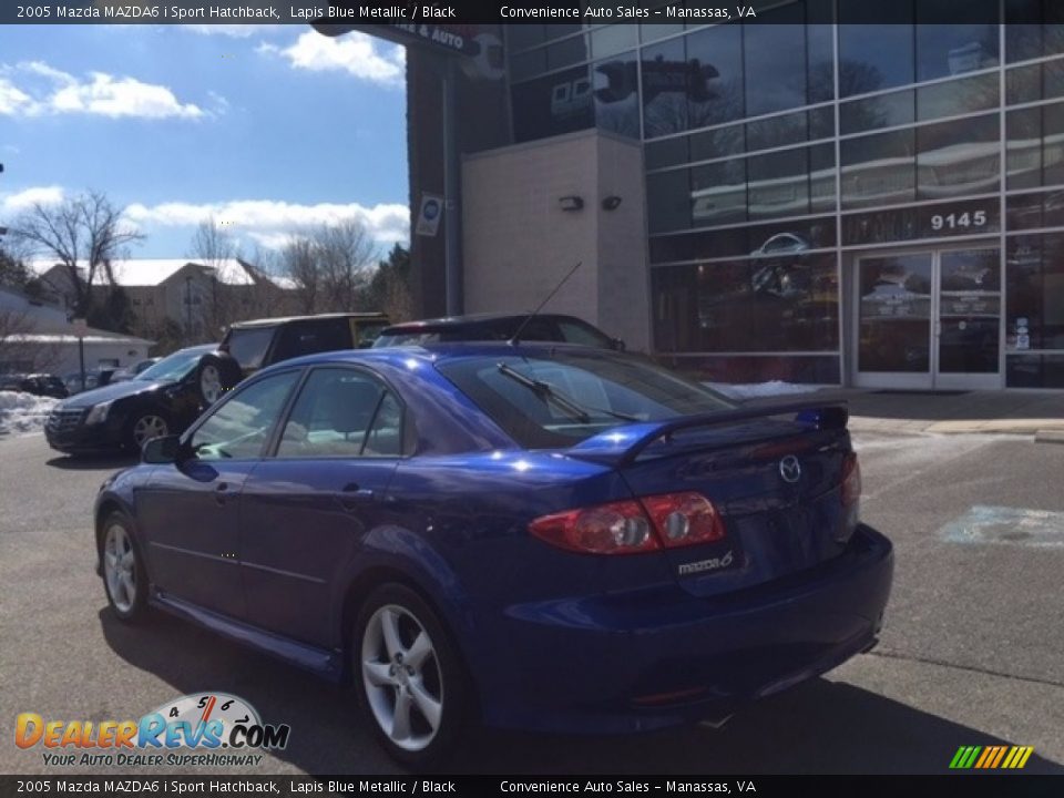 2005 Mazda MAZDA6 i Sport Hatchback Lapis Blue Metallic / Black Photo #9