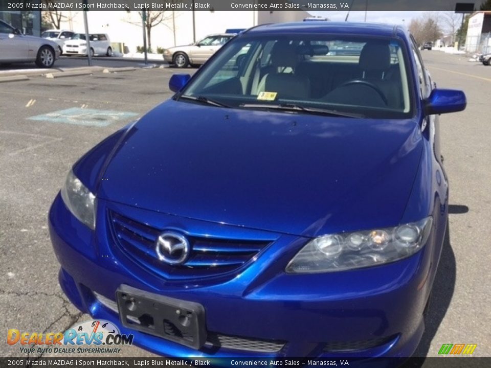 2005 Mazda MAZDA6 i Sport Hatchback Lapis Blue Metallic / Black Photo #10