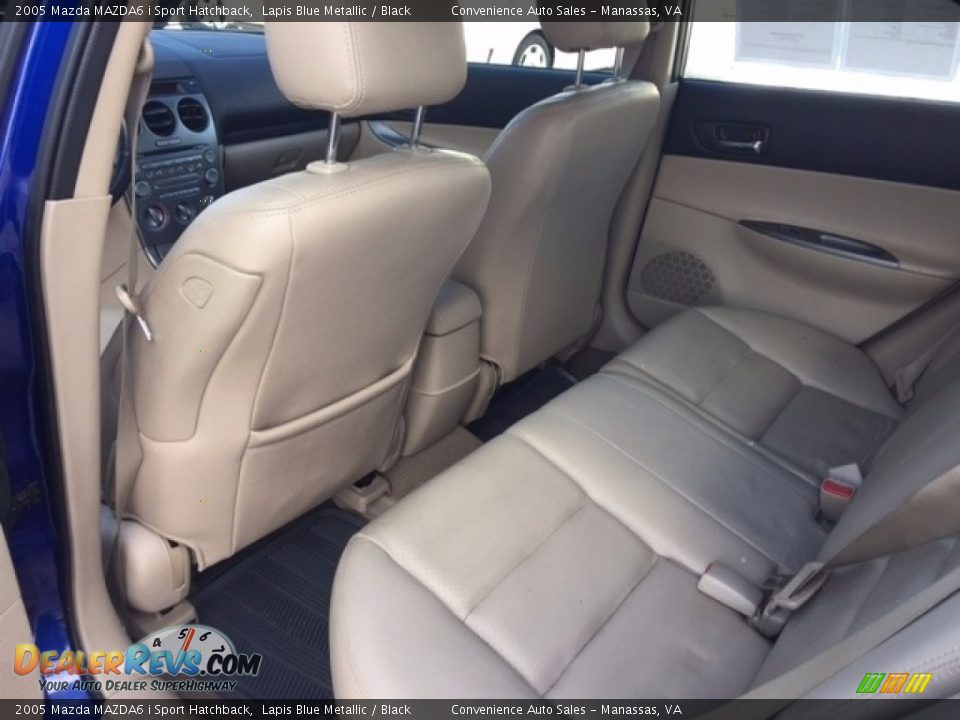 2005 Mazda MAZDA6 i Sport Hatchback Lapis Blue Metallic / Black Photo #11