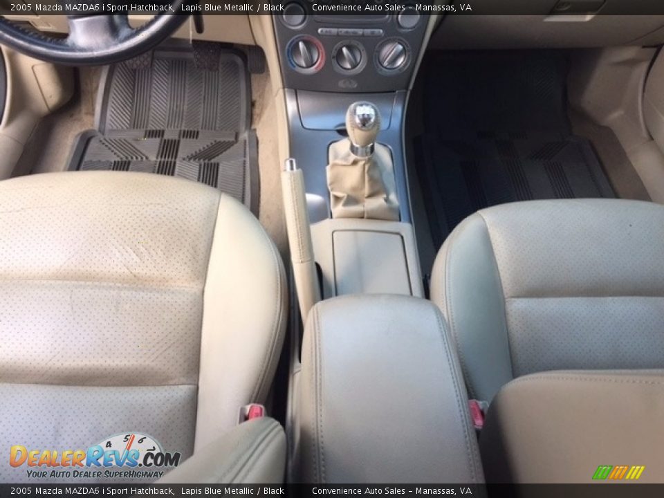 2005 Mazda MAZDA6 i Sport Hatchback Lapis Blue Metallic / Black Photo #13