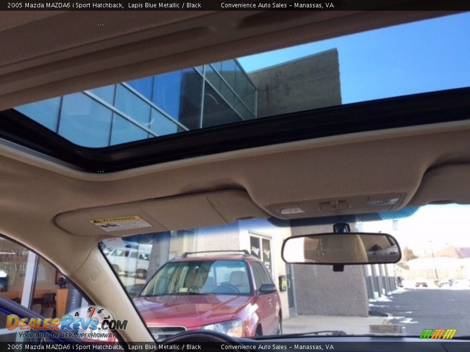 2005 Mazda MAZDA6 i Sport Hatchback Lapis Blue Metallic / Black Photo #14