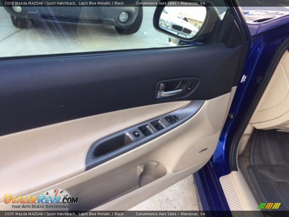2005 Mazda MAZDA6 i Sport Hatchback Lapis Blue Metallic / Black Photo #15