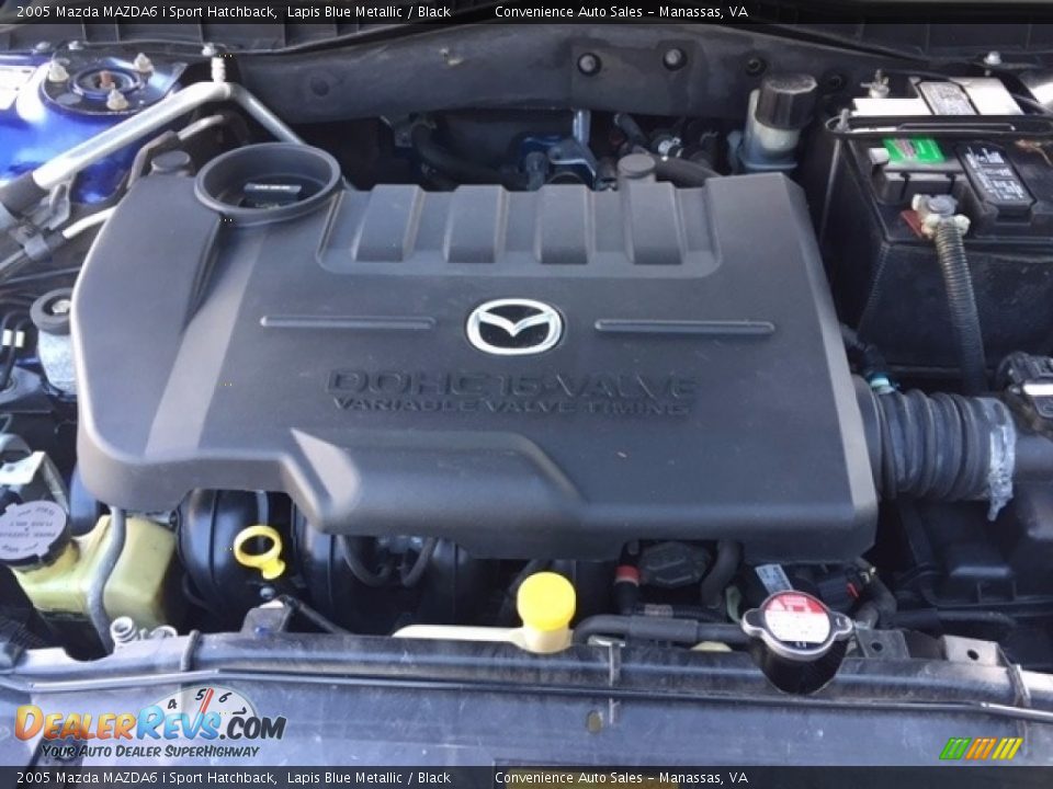 2005 Mazda MAZDA6 i Sport Hatchback Lapis Blue Metallic / Black Photo #17