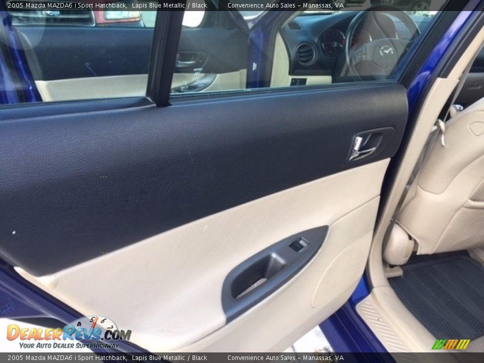 2005 Mazda MAZDA6 i Sport Hatchback Lapis Blue Metallic / Black Photo #19