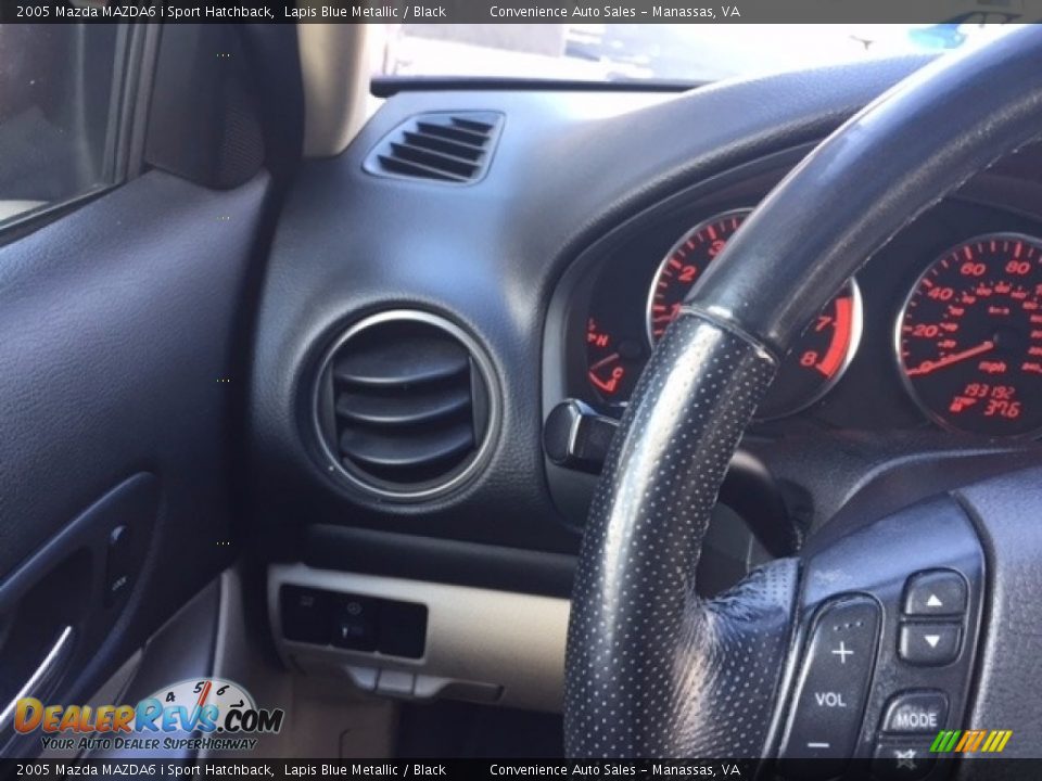 2005 Mazda MAZDA6 i Sport Hatchback Lapis Blue Metallic / Black Photo #22
