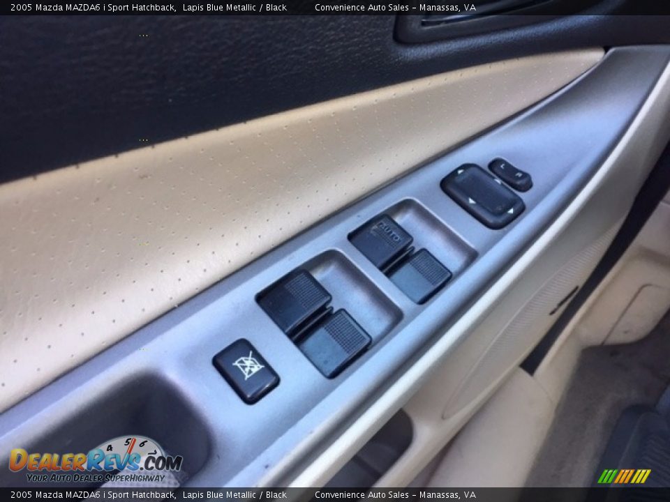 2005 Mazda MAZDA6 i Sport Hatchback Lapis Blue Metallic / Black Photo #23
