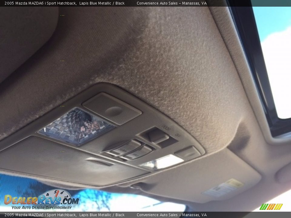 2005 Mazda MAZDA6 i Sport Hatchback Lapis Blue Metallic / Black Photo #26