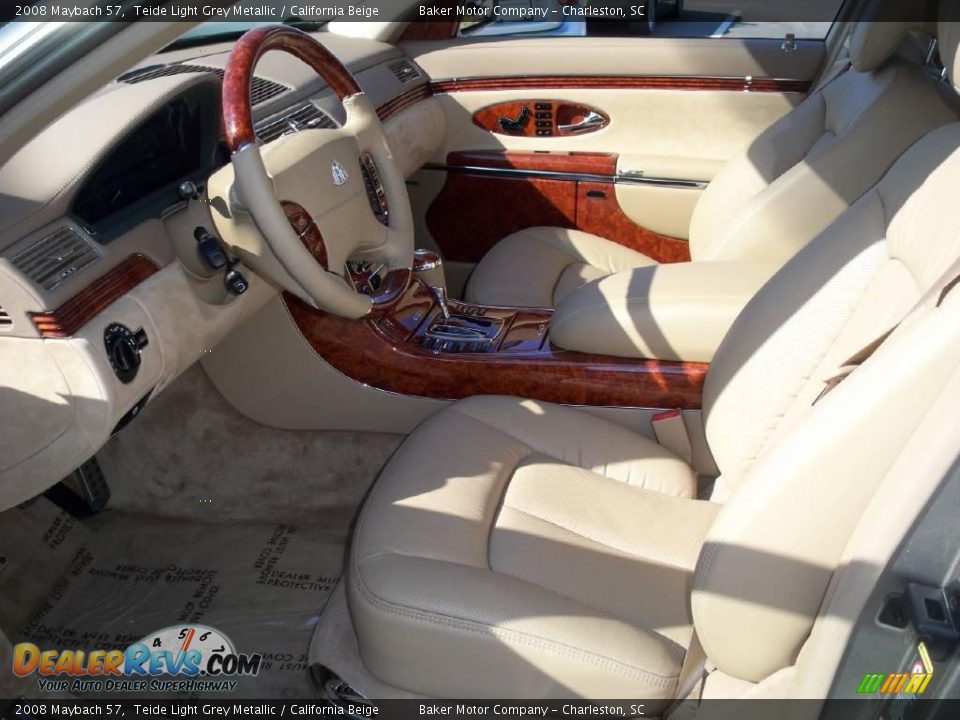 2008 Maybach 57 Teide Light Grey Metallic / California Beige Photo #5