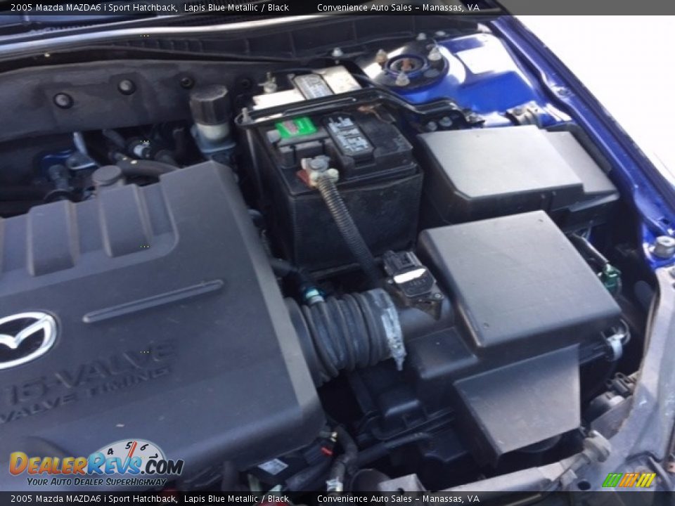 2005 Mazda MAZDA6 i Sport Hatchback Lapis Blue Metallic / Black Photo #28