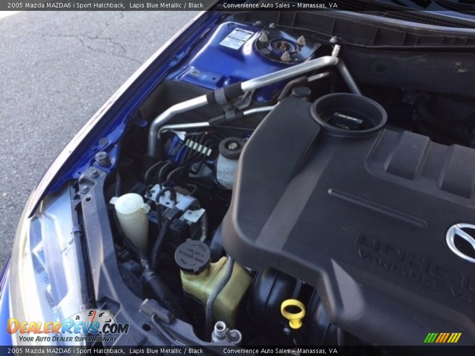 2005 Mazda MAZDA6 i Sport Hatchback Lapis Blue Metallic / Black Photo #29