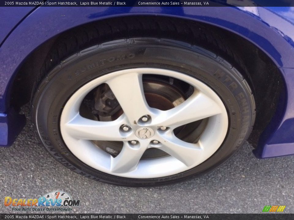 2005 Mazda MAZDA6 i Sport Hatchback Lapis Blue Metallic / Black Photo #30