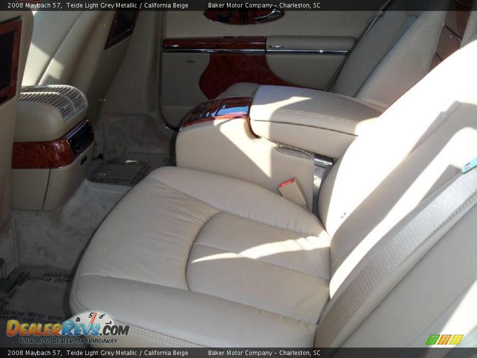 2008 Maybach 57 Teide Light Grey Metallic / California Beige Photo #8