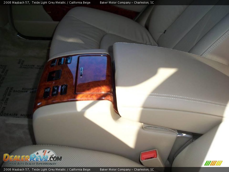 2008 Maybach 57 Teide Light Grey Metallic / California Beige Photo #12