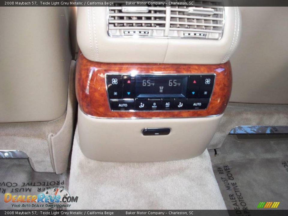 2008 Maybach 57 Teide Light Grey Metallic / California Beige Photo #16