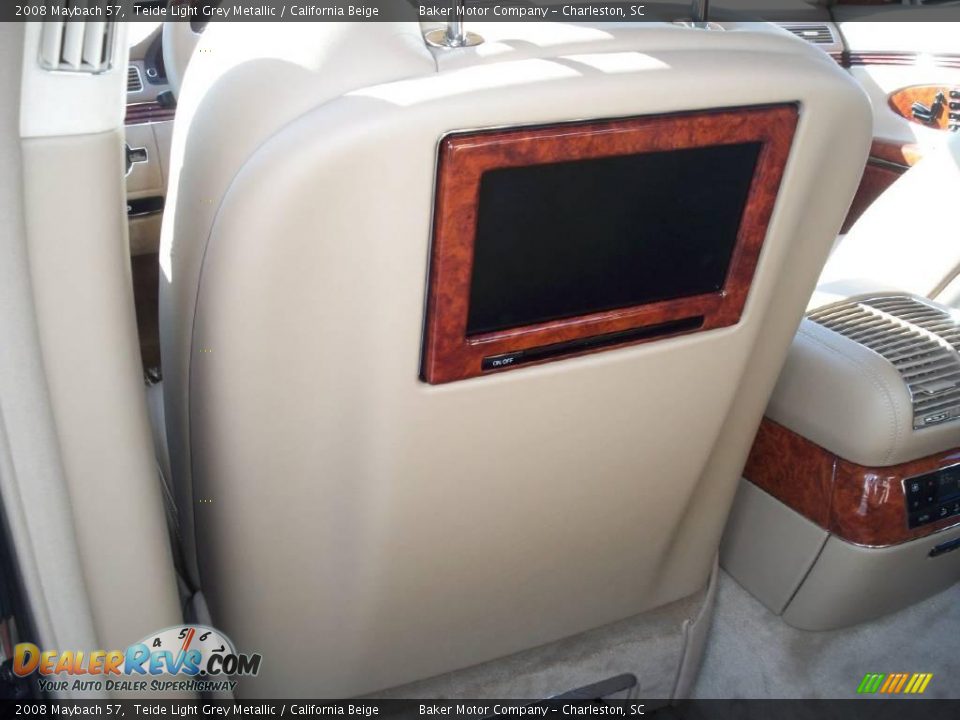 2008 Maybach 57 Teide Light Grey Metallic / California Beige Photo #17