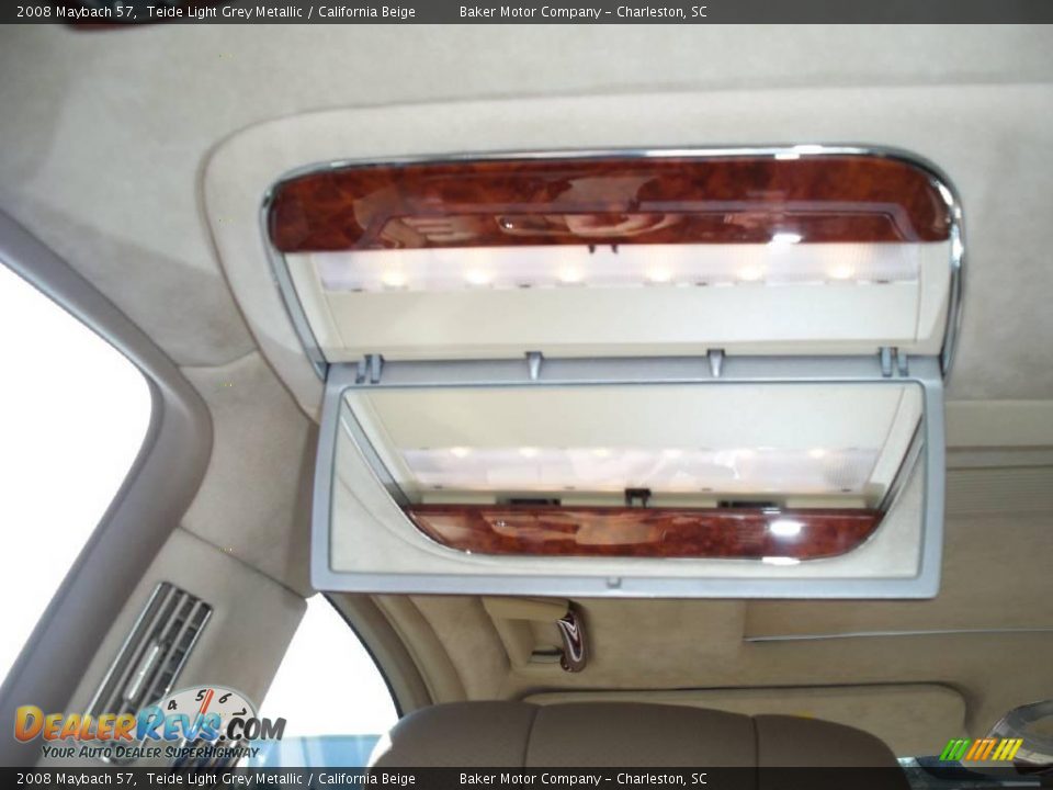 2008 Maybach 57 Teide Light Grey Metallic / California Beige Photo #19