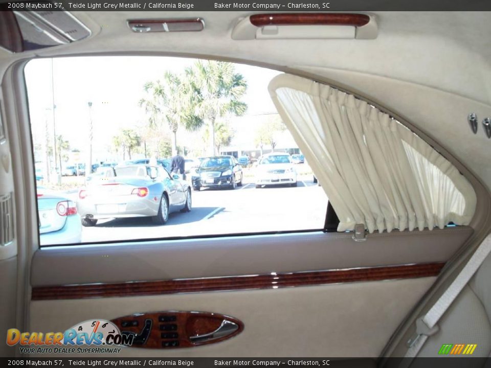 2008 Maybach 57 Teide Light Grey Metallic / California Beige Photo #22