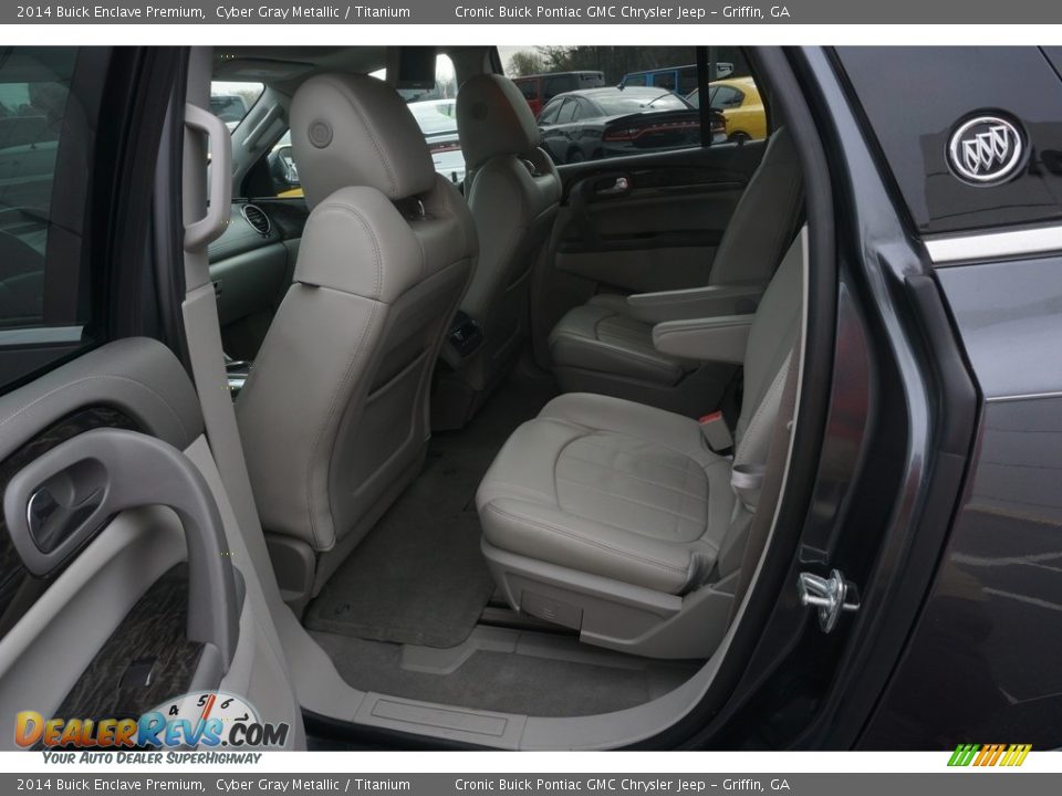 2014 Buick Enclave Premium Cyber Gray Metallic / Titanium Photo #15