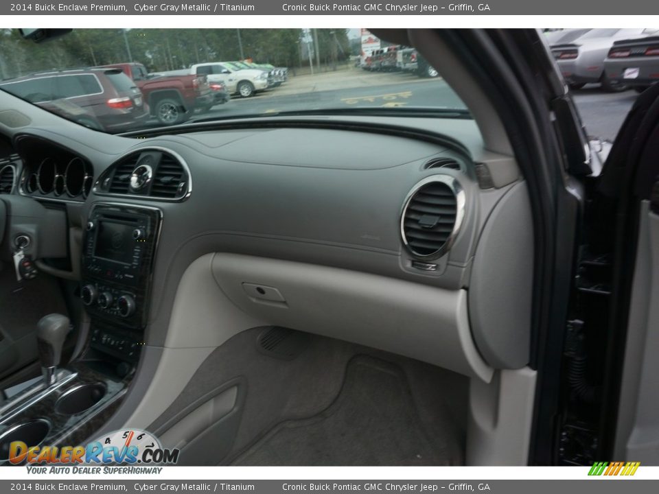 2014 Buick Enclave Premium Cyber Gray Metallic / Titanium Photo #21