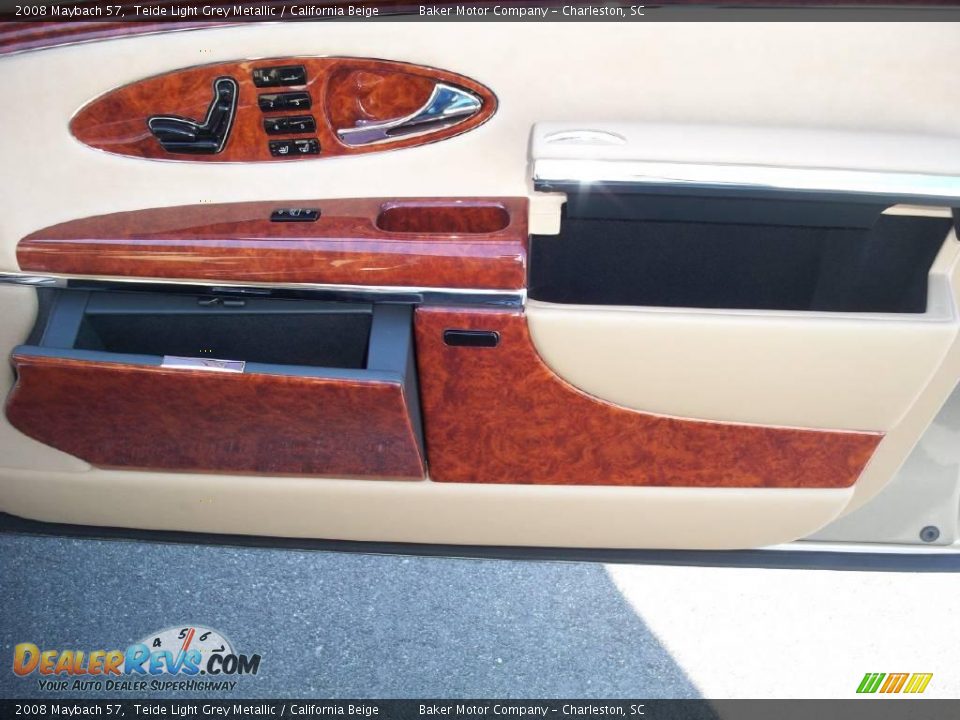 2008 Maybach 57 Teide Light Grey Metallic / California Beige Photo #33