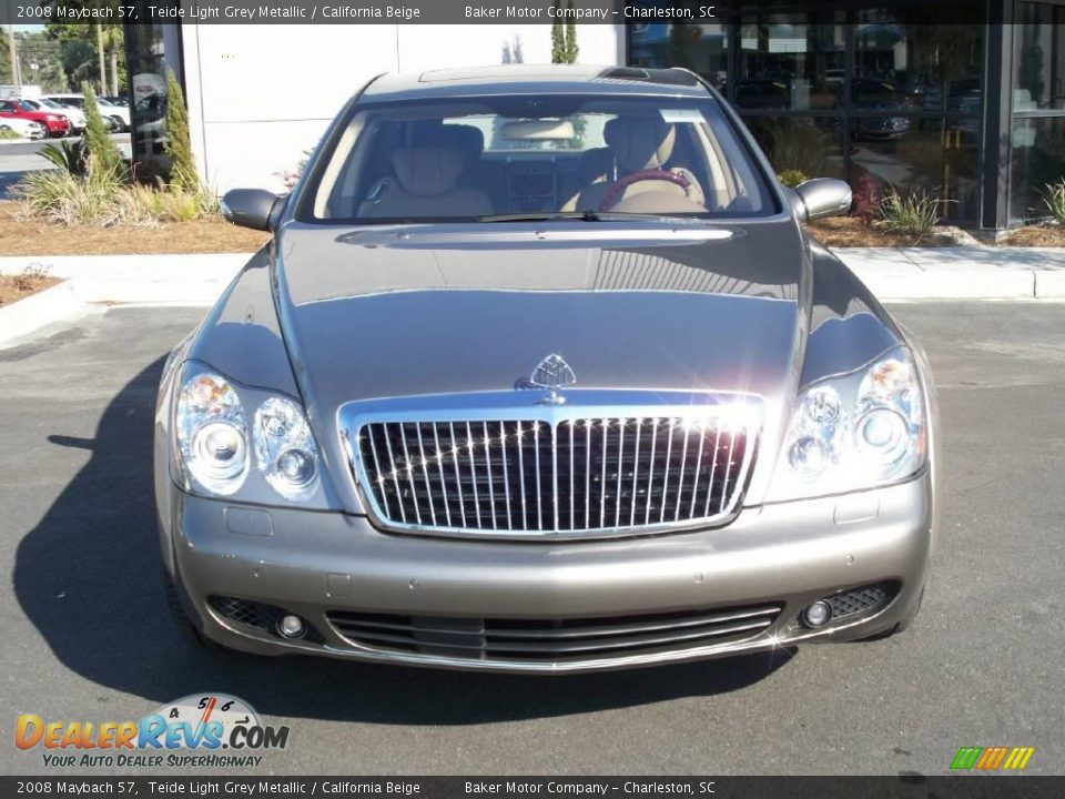 2008 Maybach 57 Teide Light Grey Metallic / California Beige Photo #35