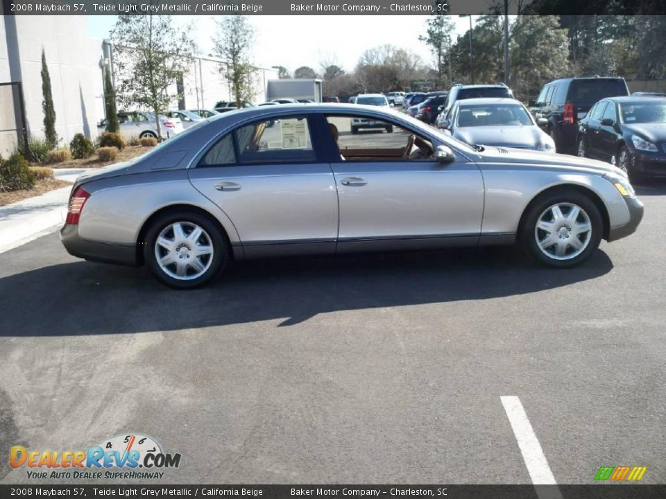 2008 Maybach 57 Teide Light Grey Metallic / California Beige Photo #36