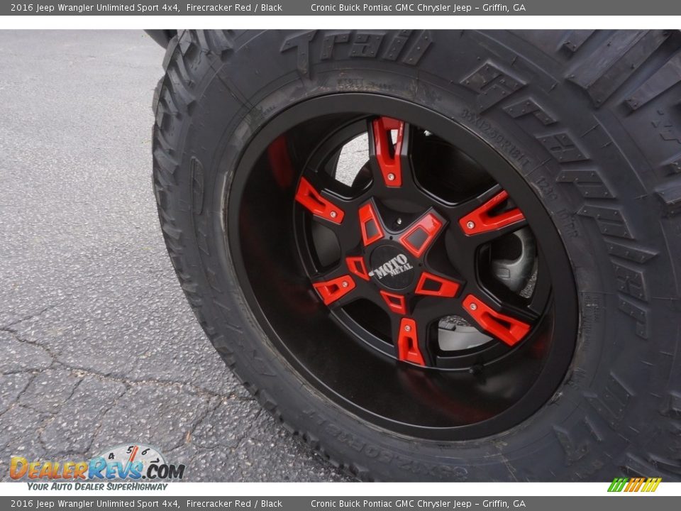 2016 Jeep Wrangler Unlimited Sport 4x4 Firecracker Red / Black Photo #13