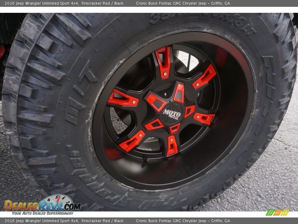 2016 Jeep Wrangler Unlimited Sport 4x4 Firecracker Red / Black Photo #15