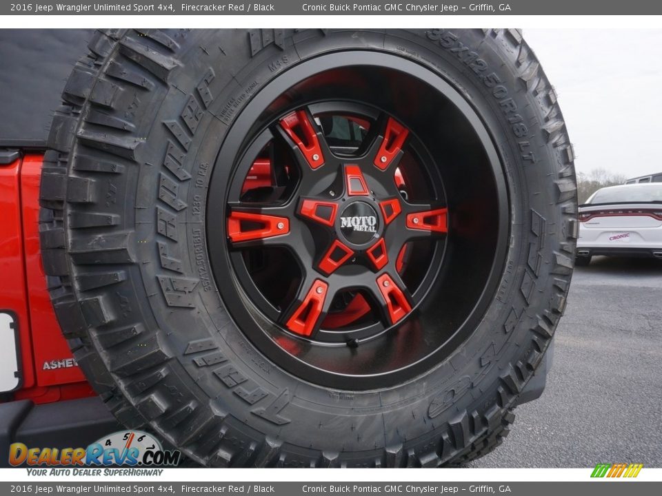 2016 Jeep Wrangler Unlimited Sport 4x4 Firecracker Red / Black Photo #16