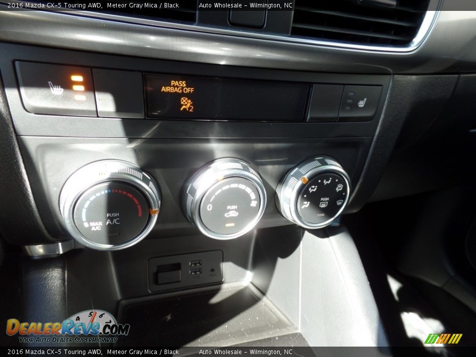 2016 Mazda CX-5 Touring AWD Meteor Gray Mica / Black Photo #19