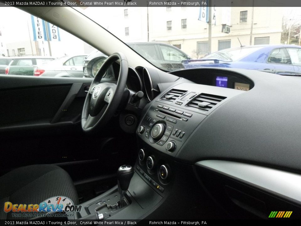 2013 Mazda MAZDA3 i Touring 4 Door Crystal White Pearl Mica / Black Photo #13