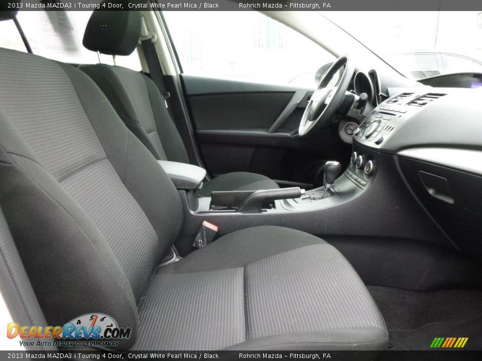 2013 Mazda MAZDA3 i Touring 4 Door Crystal White Pearl Mica / Black Photo #14