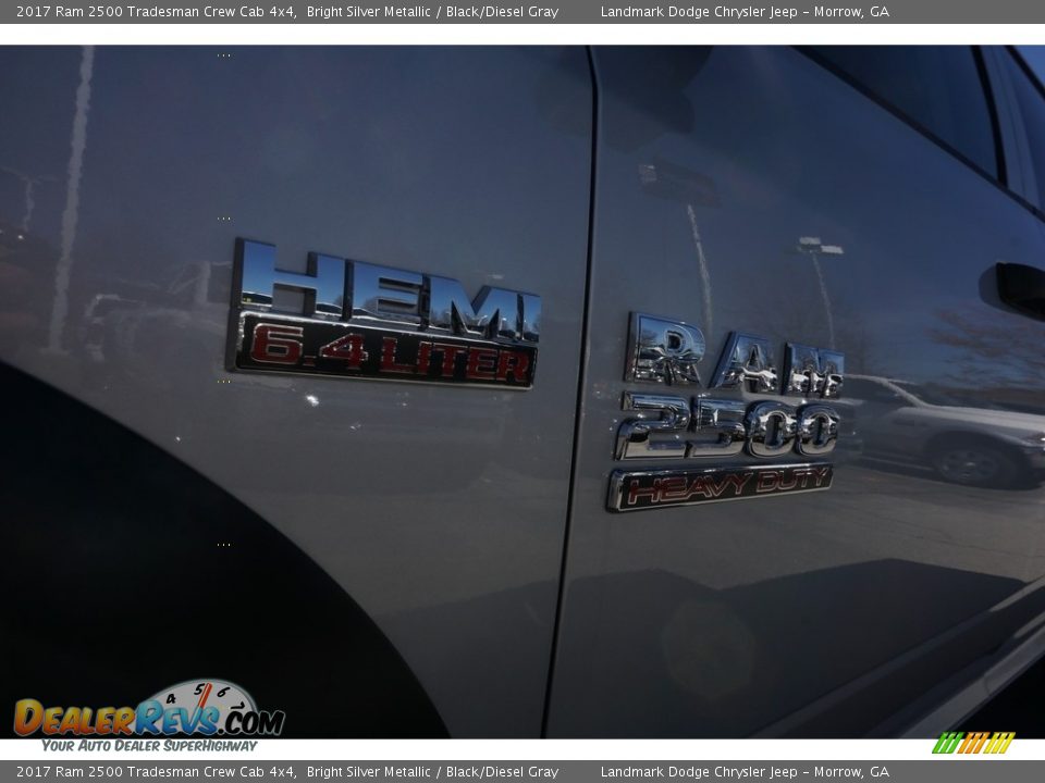 2017 Ram 2500 Tradesman Crew Cab 4x4 Bright Silver Metallic / Black/Diesel Gray Photo #6