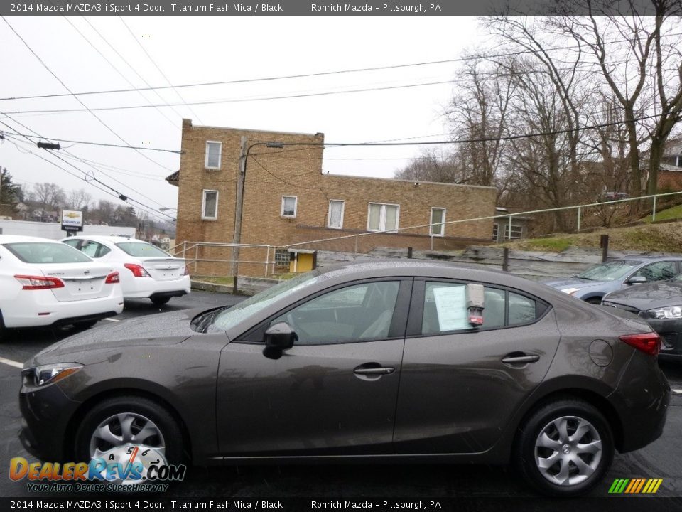 2014 Mazda MAZDA3 i Sport 4 Door Titanium Flash Mica / Black Photo #4