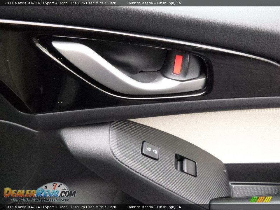 2014 Mazda MAZDA3 i Sport 4 Door Titanium Flash Mica / Black Photo #10
