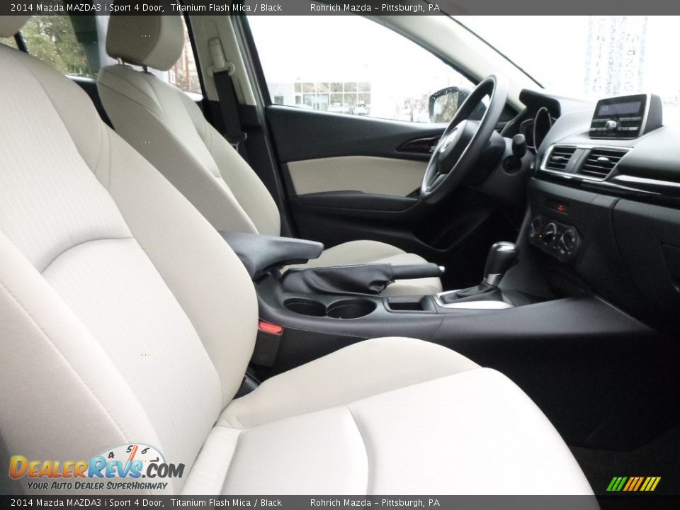 2014 Mazda MAZDA3 i Sport 4 Door Titanium Flash Mica / Black Photo #13
