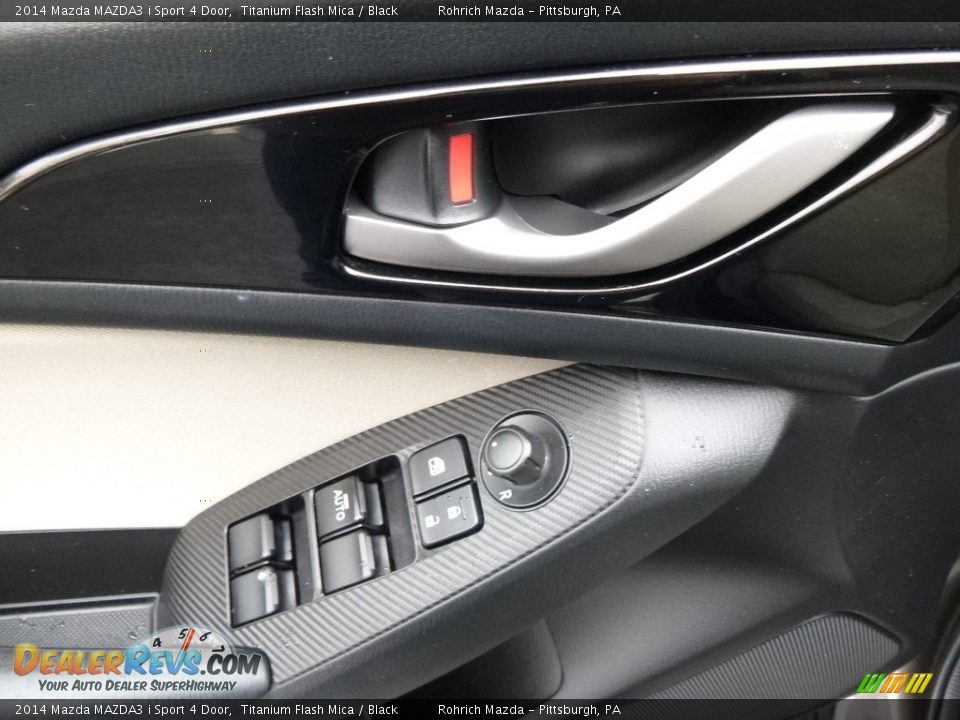 2014 Mazda MAZDA3 i Sport 4 Door Titanium Flash Mica / Black Photo #17