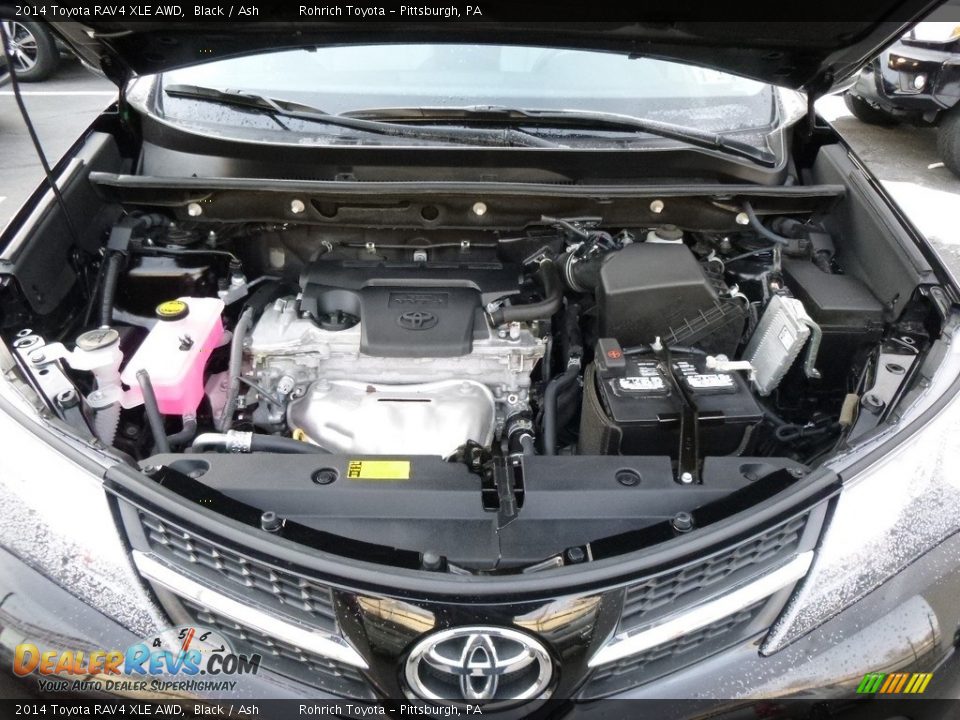 2014 Toyota RAV4 XLE AWD Black / Ash Photo #18
