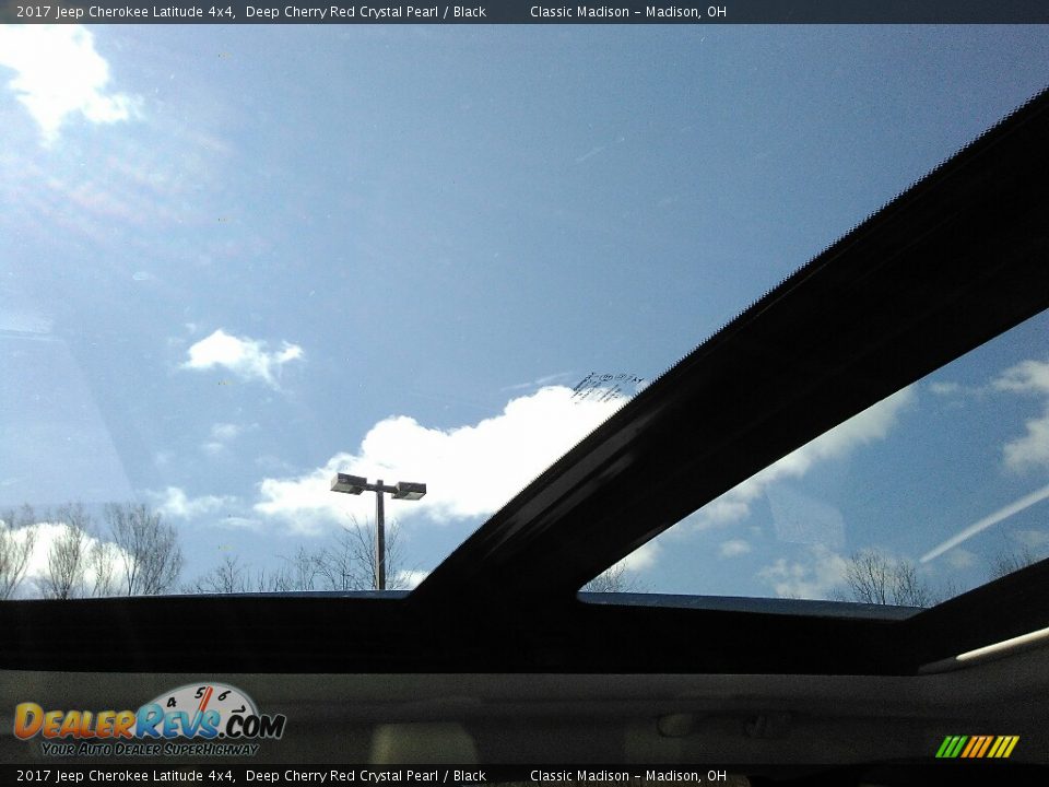 2017 Jeep Cherokee Latitude 4x4 Deep Cherry Red Crystal Pearl / Black Photo #5