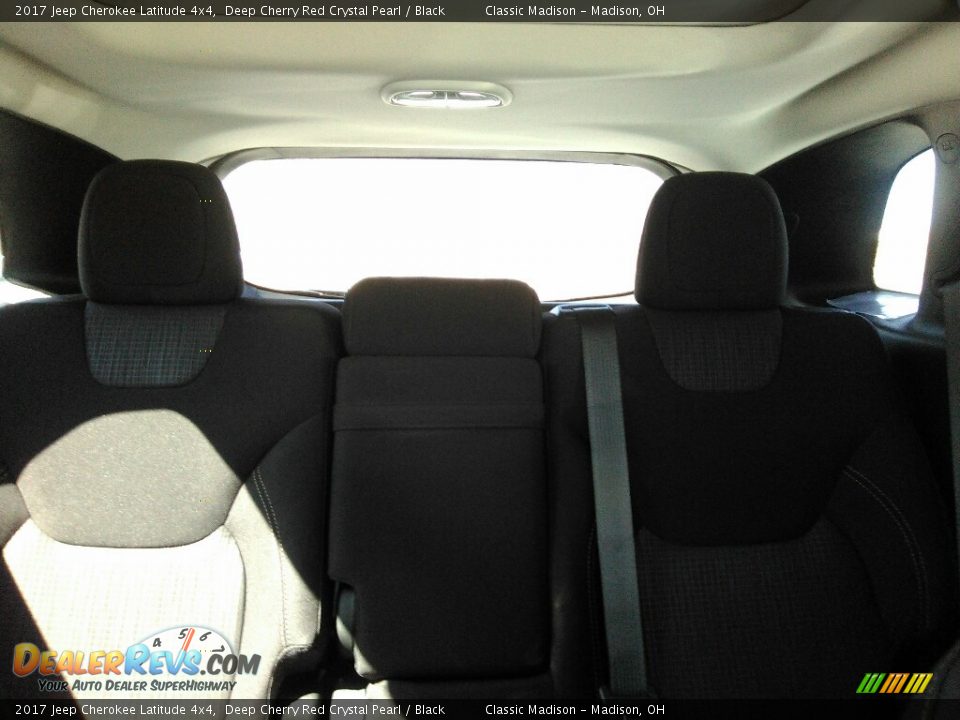 2017 Jeep Cherokee Latitude 4x4 Deep Cherry Red Crystal Pearl / Black Photo #12