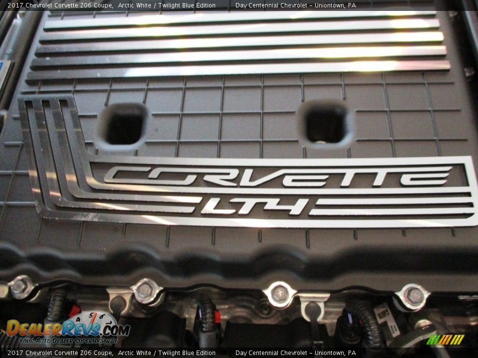 2017 Chevrolet Corvette Z06 Coupe Arctic White / Twilight Blue Edition Photo #12