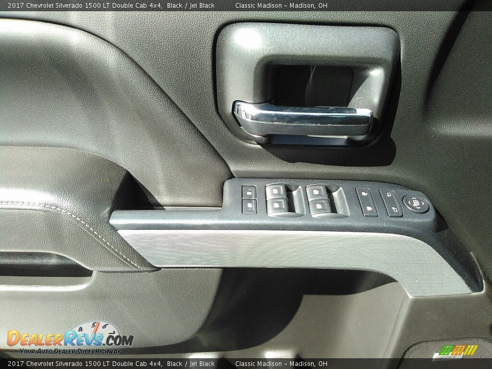 2017 Chevrolet Silverado 1500 LT Double Cab 4x4 Black / Jet Black Photo #5