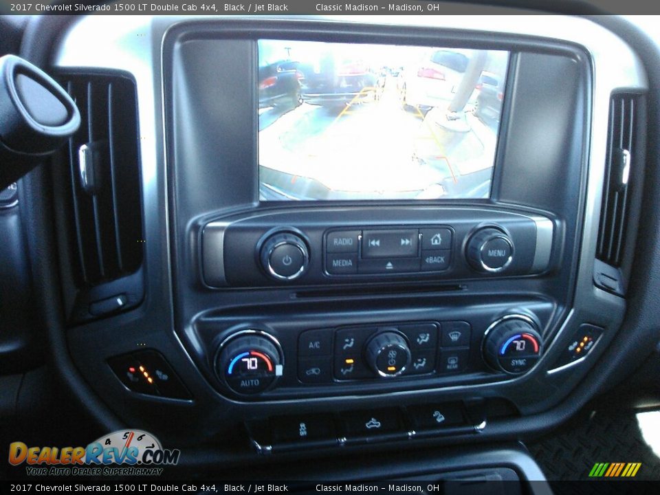 2017 Chevrolet Silverado 1500 LT Double Cab 4x4 Black / Jet Black Photo #9