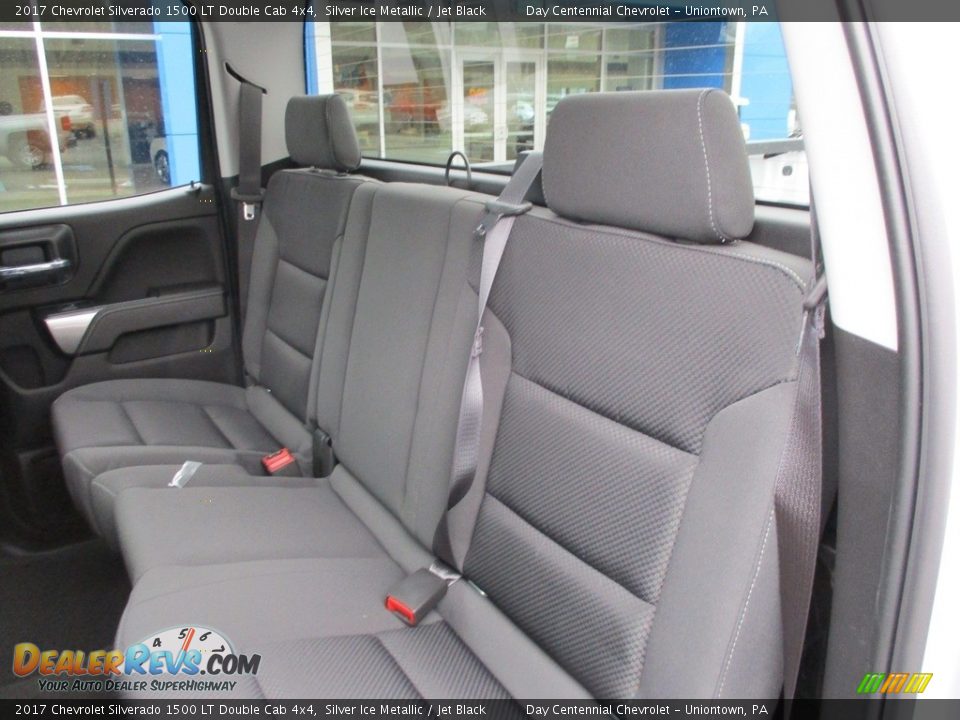 2017 Chevrolet Silverado 1500 LT Double Cab 4x4 Silver Ice Metallic / Jet Black Photo #13