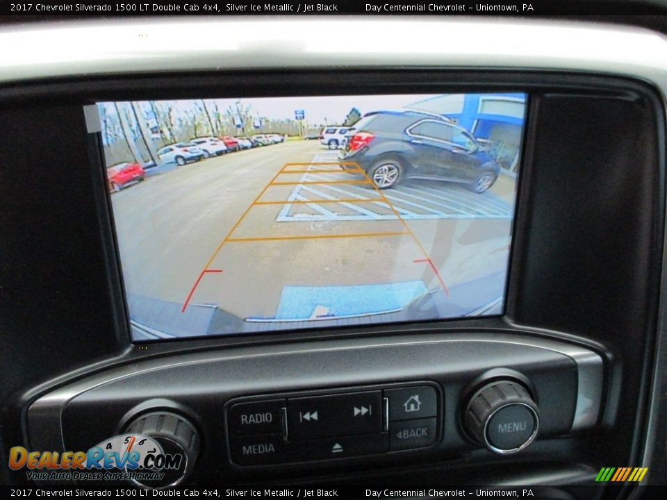 2017 Chevrolet Silverado 1500 LT Double Cab 4x4 Silver Ice Metallic / Jet Black Photo #16