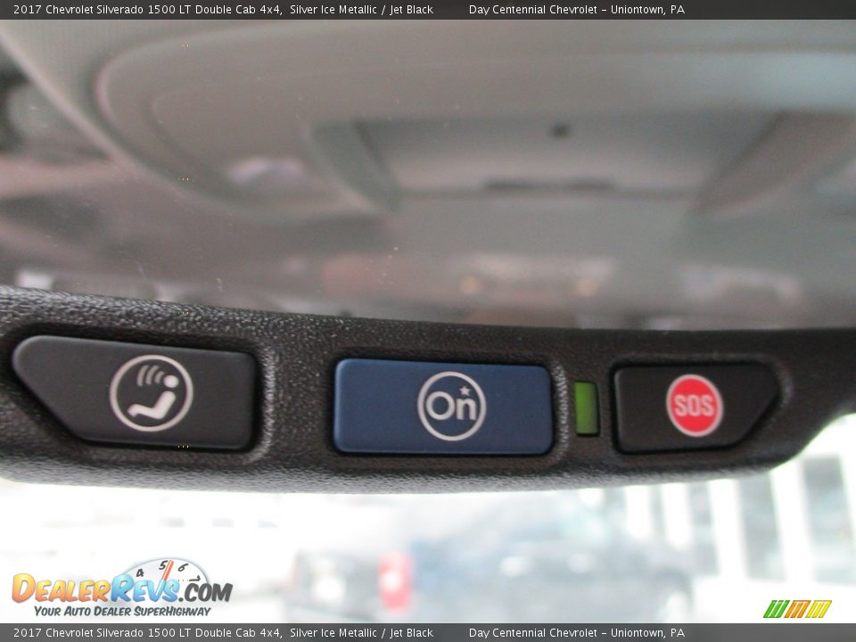 2017 Chevrolet Silverado 1500 LT Double Cab 4x4 Silver Ice Metallic / Jet Black Photo #18