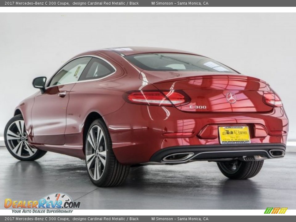 2017 Mercedes-Benz C 300 Coupe designo Cardinal Red Metallic / Black Photo #3